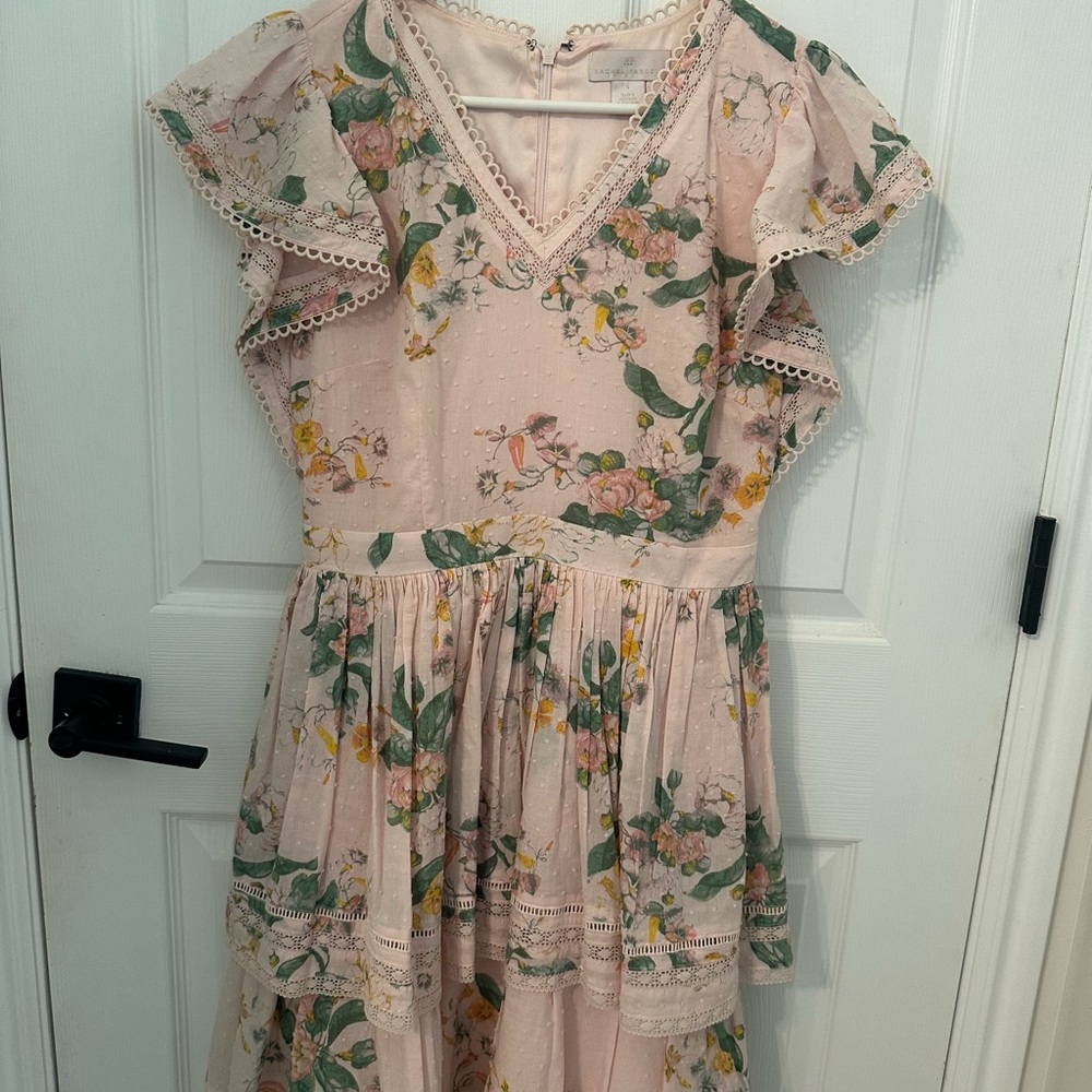Rachel Parcell Floral Ruffle Dress